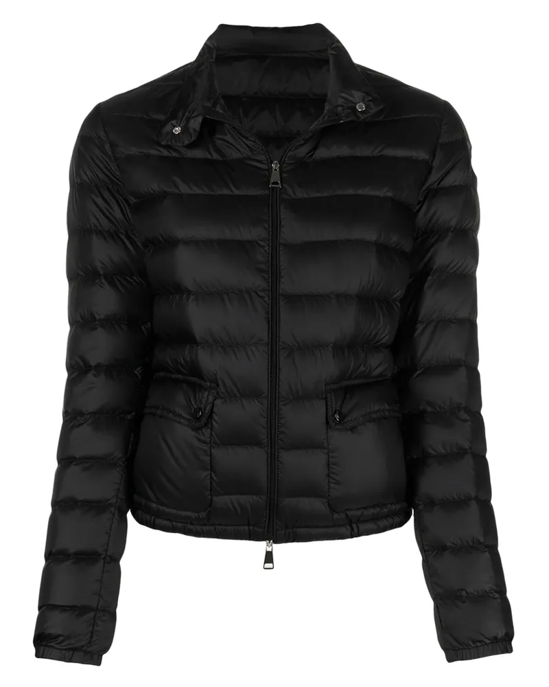 Moncler Padded Snap Pockets Jacket Black