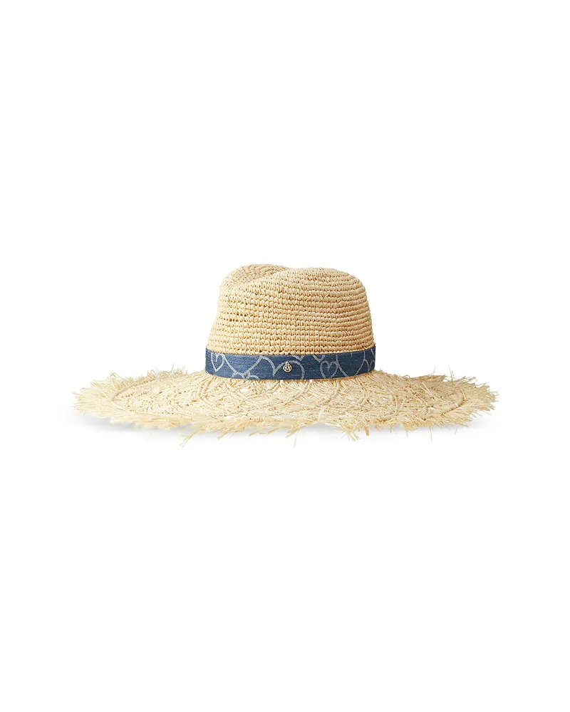 Maison Michel Kiki Hat Neutrals
