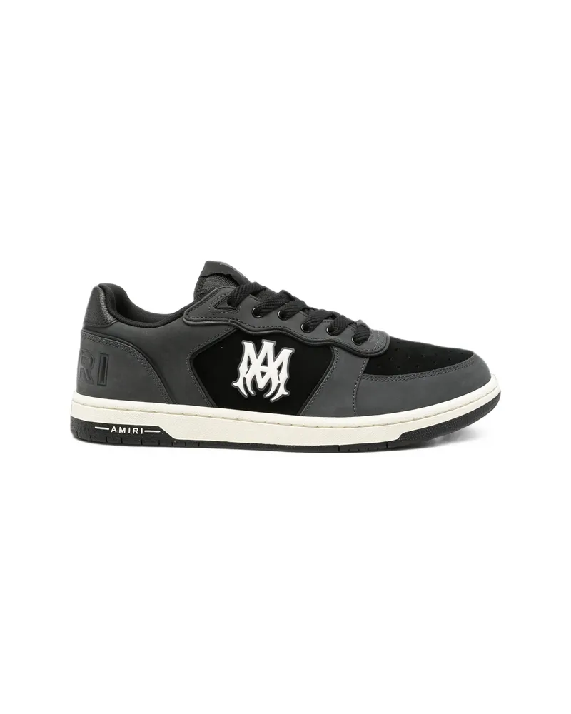 Amiri Newport Logo-plaque Panelled Sneakers Grey