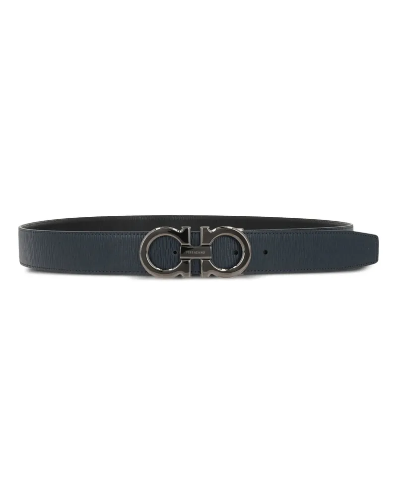 Ferragamo Logo Buckle Belt Black