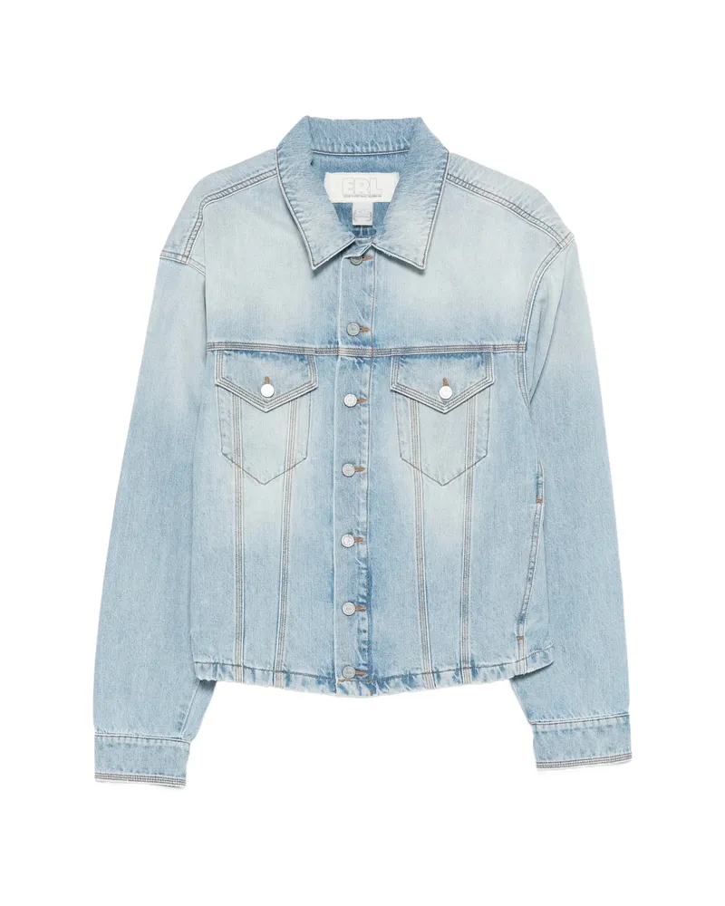 ERL Flap-pocket Denim Jacket Blue