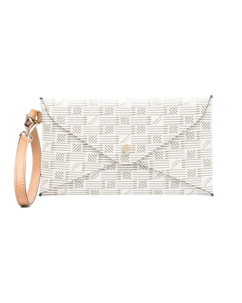 Moreau Paris Origami Clutch Bag Neutrals