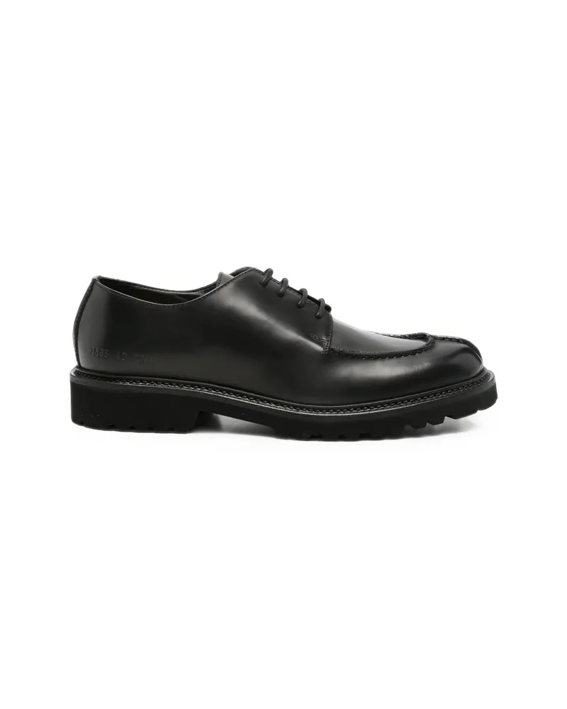 Common Projects Apron-toe Chunky-sole Derby Shoes Black