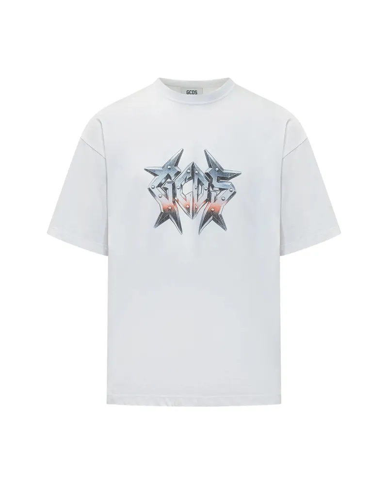 GCDS Graphic Short-sleeve T-shirt White