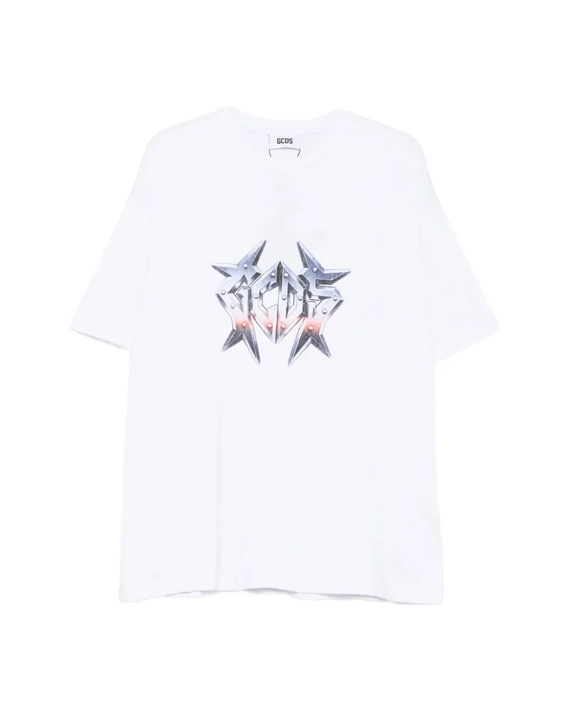 GCDS Graphic Short-sleeve T-shirt White