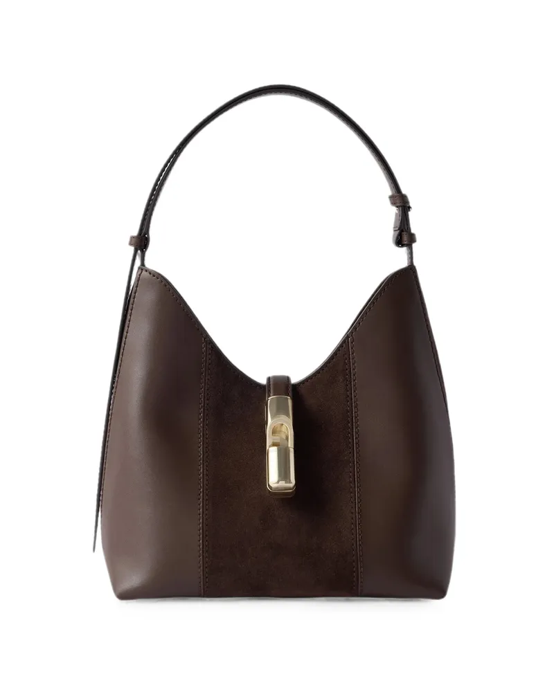 Furla Leather Shoulder Bag S Brown