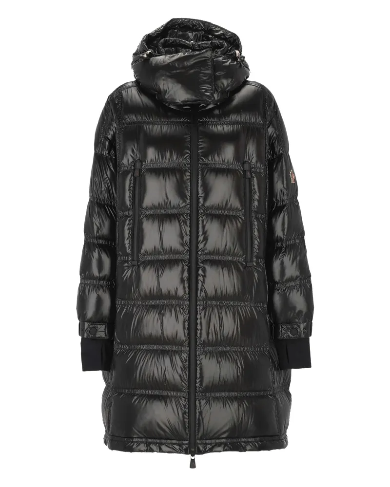 Moncler Rochelairs Hooded Quilted Performance Jacket Black