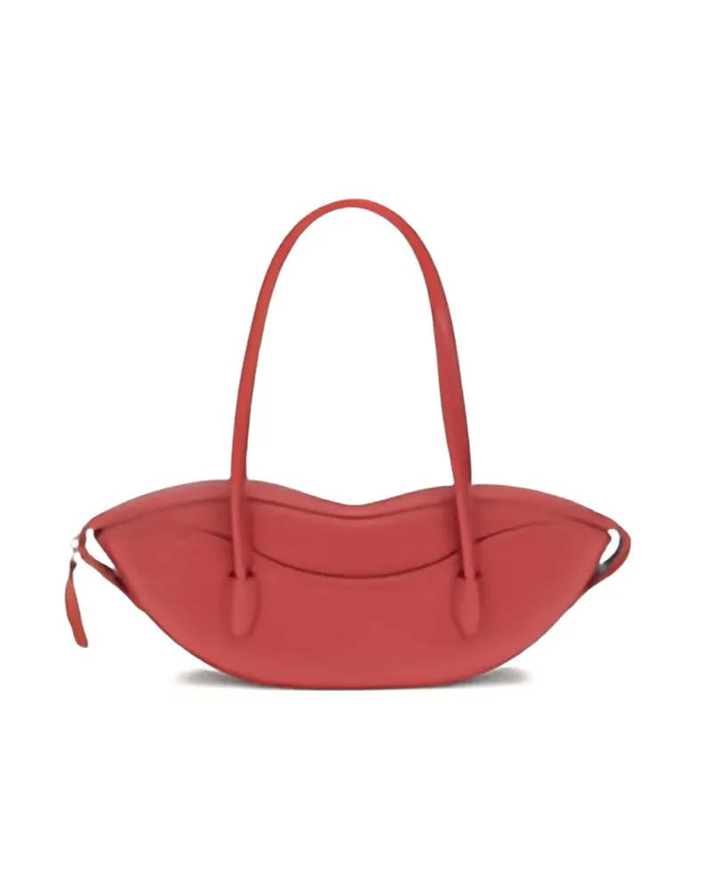 Fiorucci Lips Zip Tote Bag Red