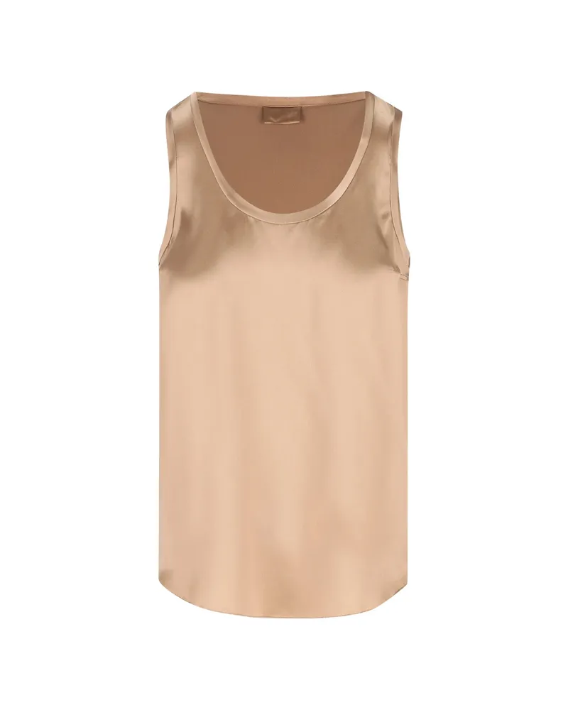 Brunello Cucinelli Scoop-neck Tank Top Neutrals