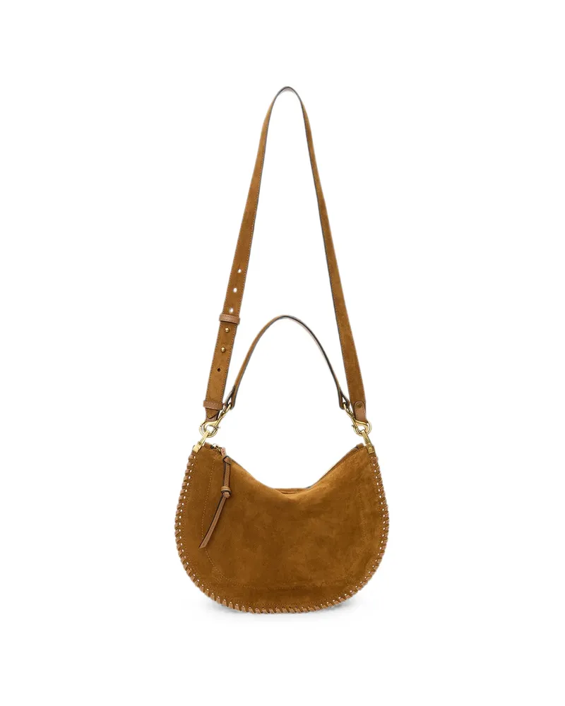 Isabel Marant Oskan Soft Zipped Bag Brown