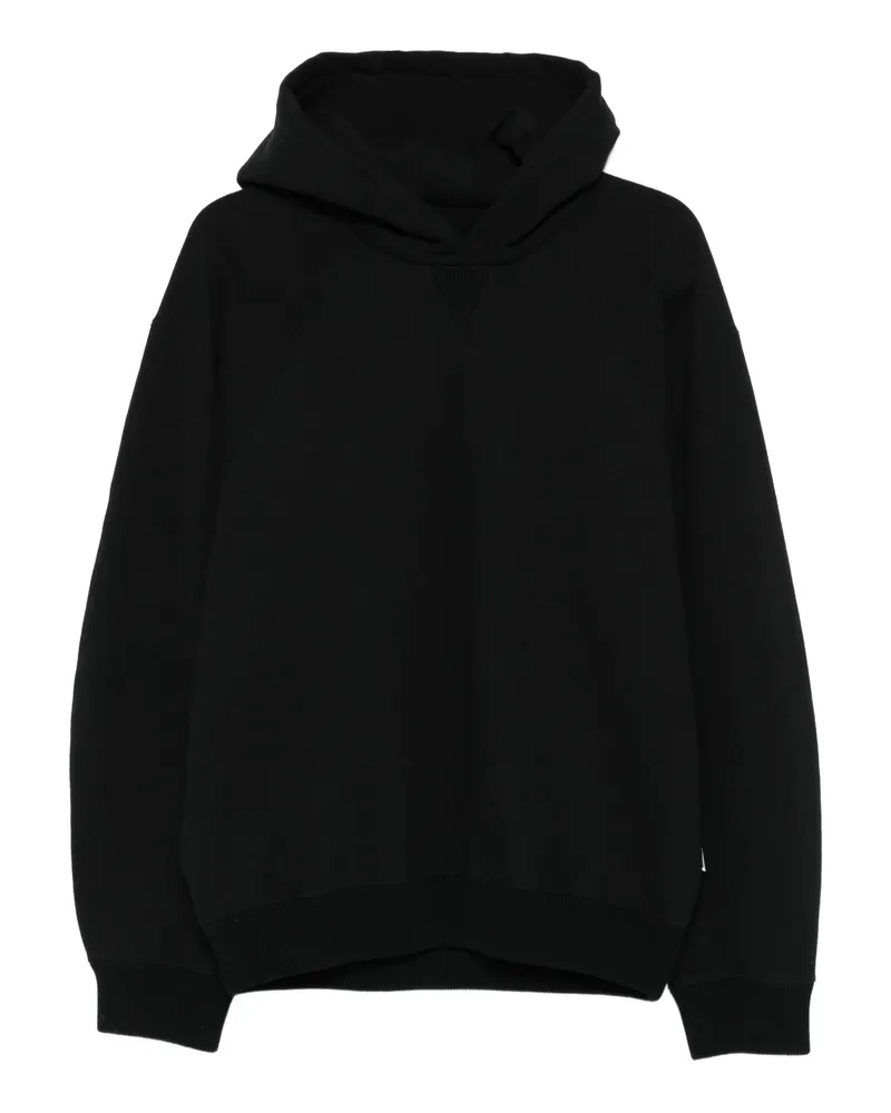 Jil Sander Stretch-cotton Hoodie Black