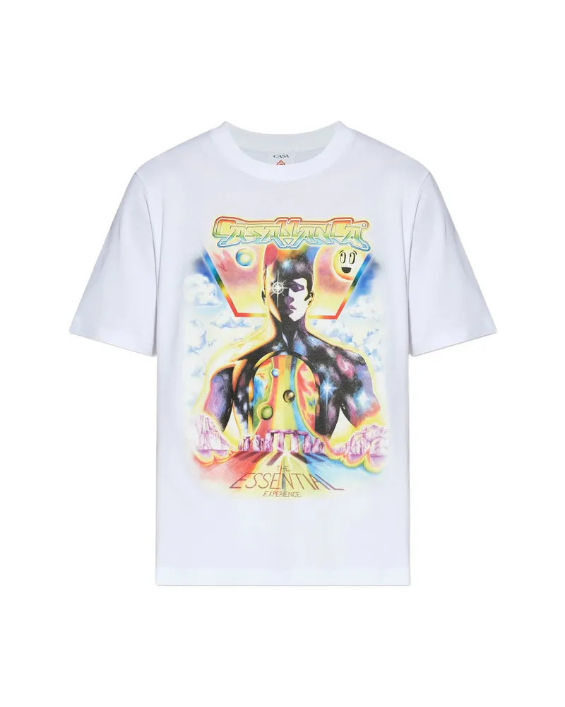 Casablanca Paris Graphic T-shirt White