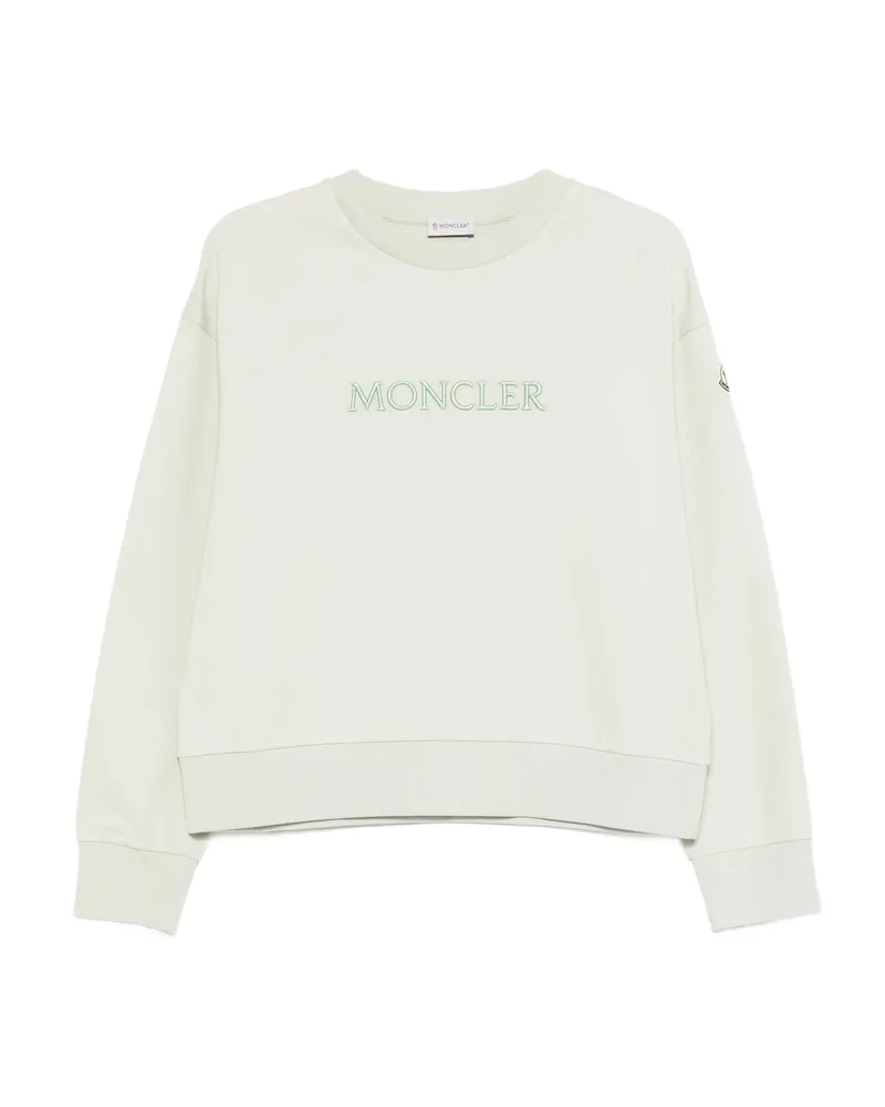 Moncler Logo Sweatshirt Green