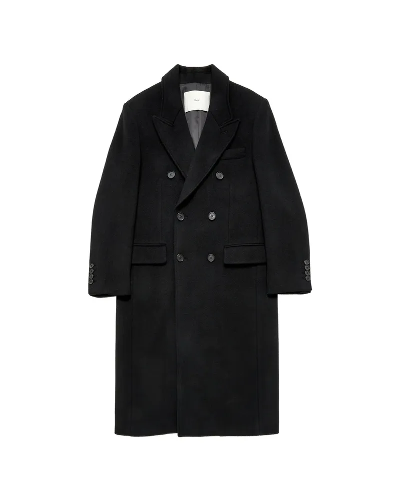 Dunst Double-breasted Tailored Coat Black