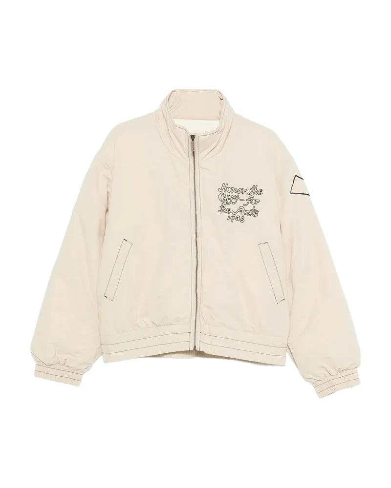 Honor The Gift Zip-up Bomber Jacket Neutrals