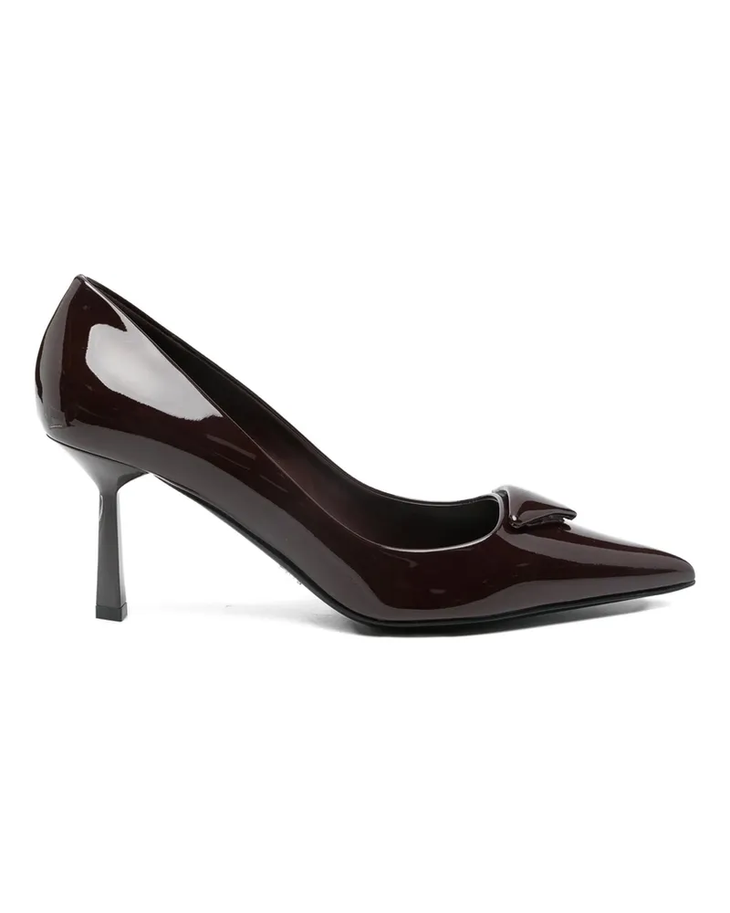 Prada 70mm Patent Leather Pumps Red