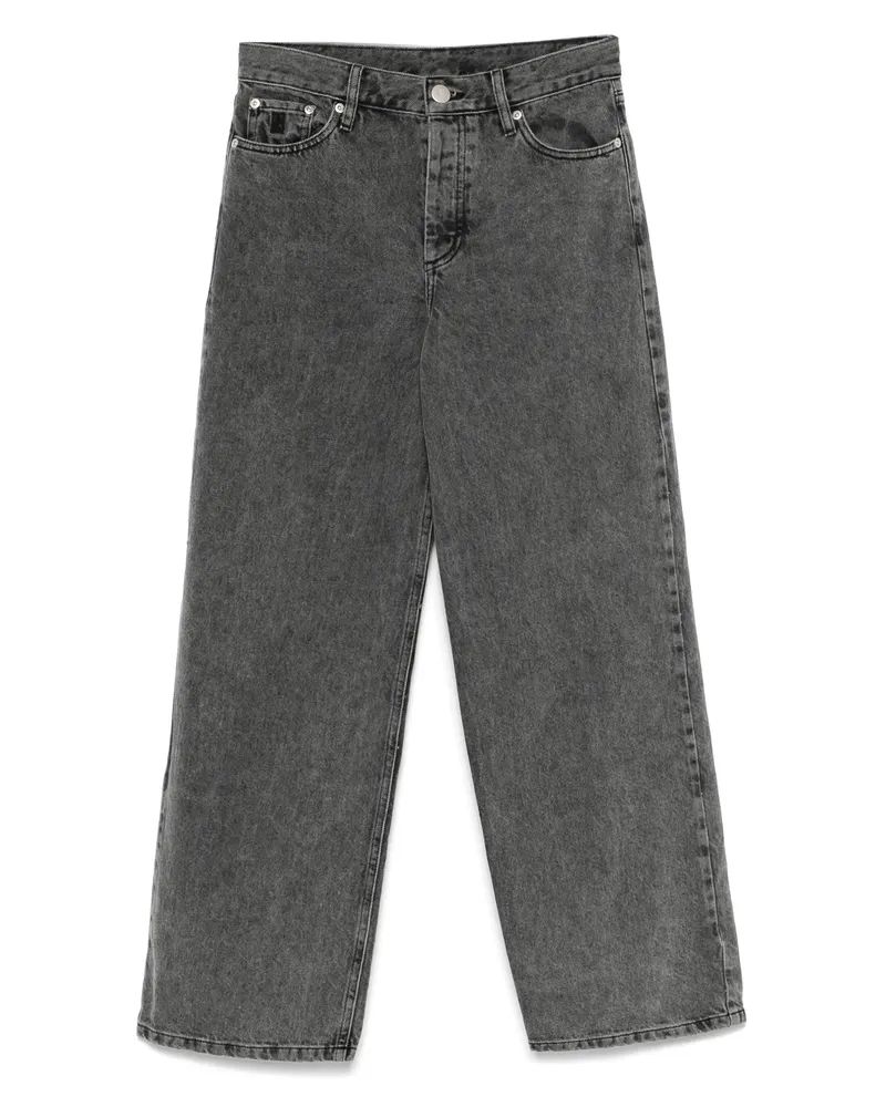 By Malene Birger Organic-cotton Jeans Grey