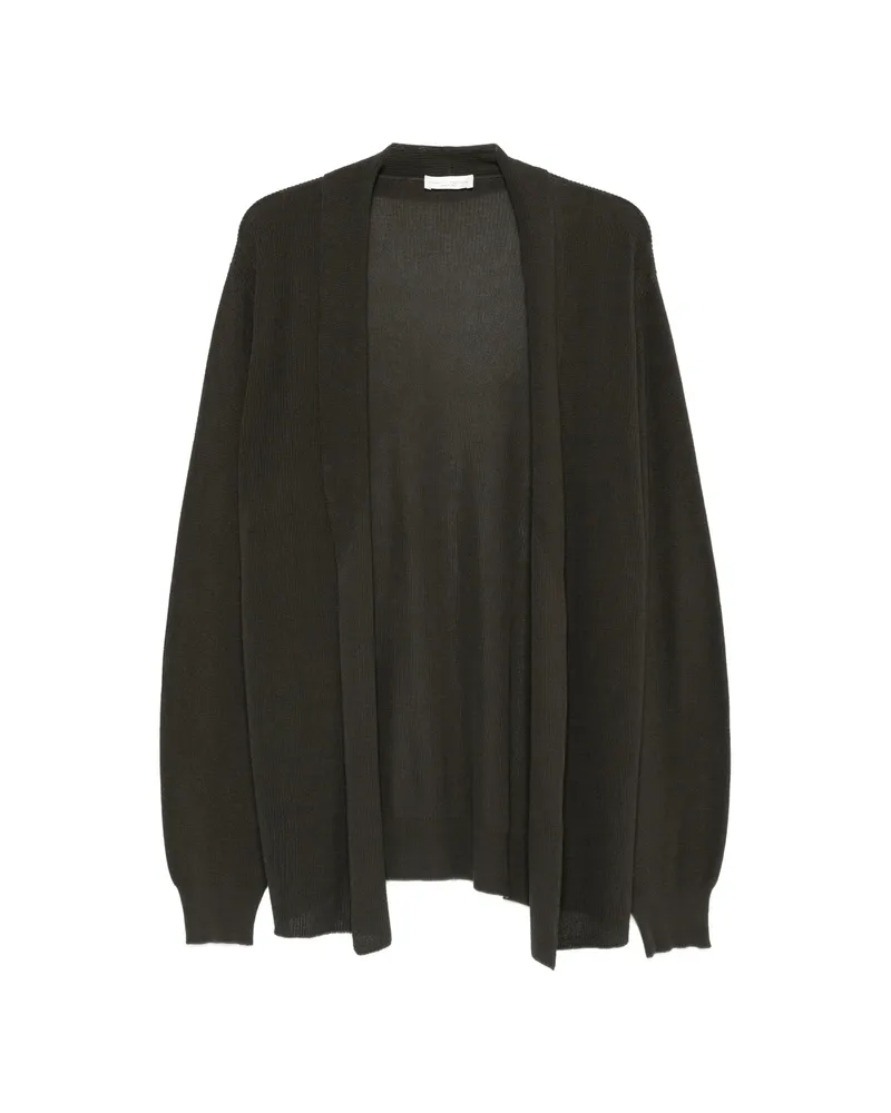 Roberto Collina Open-front Cardigan Brown