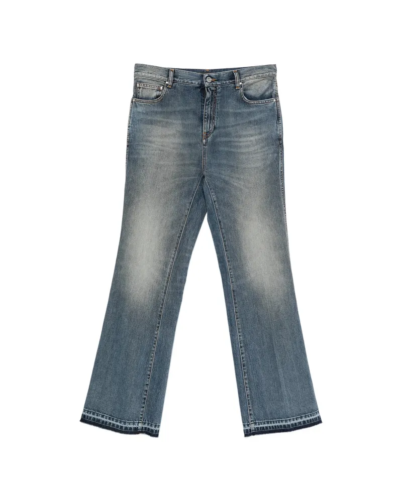 Amiri Faded-effect Bootcut Jeans Blue
