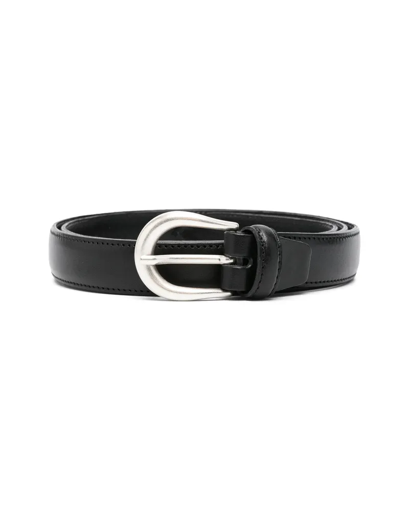 ERALDO Leather Belt Black