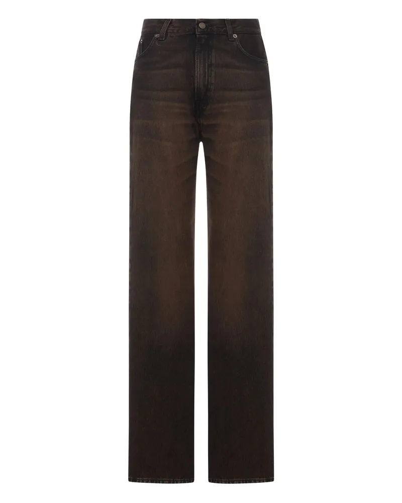 Haikure Korea Faded Jeans Black