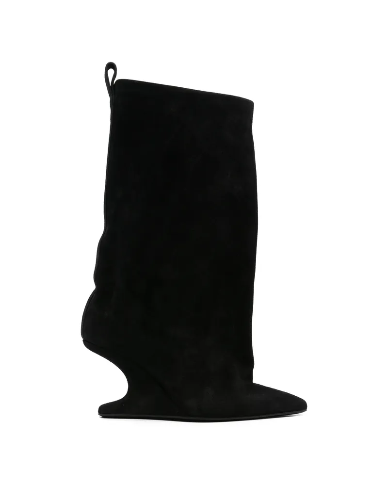 Rick Owens Cantilever 8 Pointed Boots Black