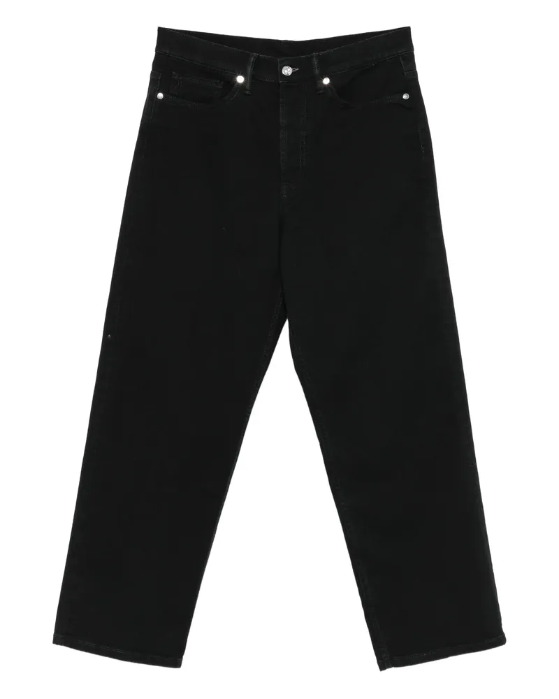 nine:inthe:morning Straight-leg Button-fly Jeans Black