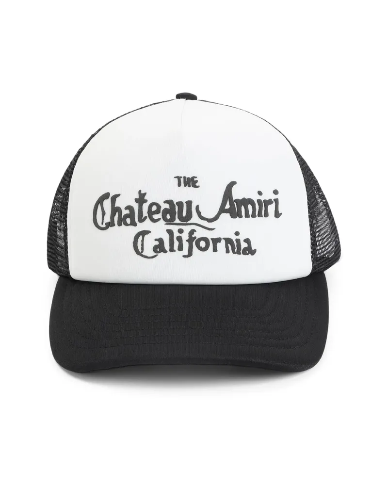 Amiri Lettering-print Baseball Cap Black