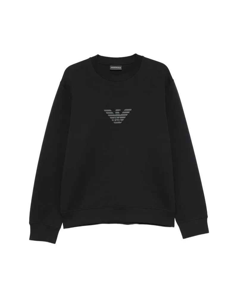 Emporio Armani Logo-patch Sweater Blue