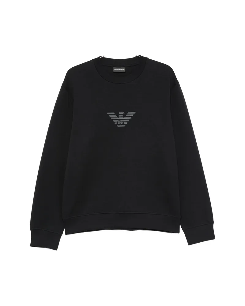 Emporio Armani Logo-patch Sweater Blue