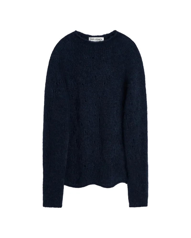 Our Legacy Rider Popover Sweater Blue