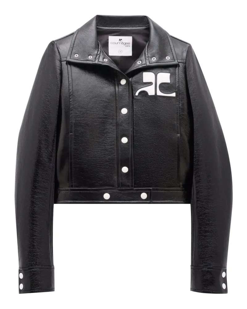 Courrèges Reedition Vinyl Jacket Black