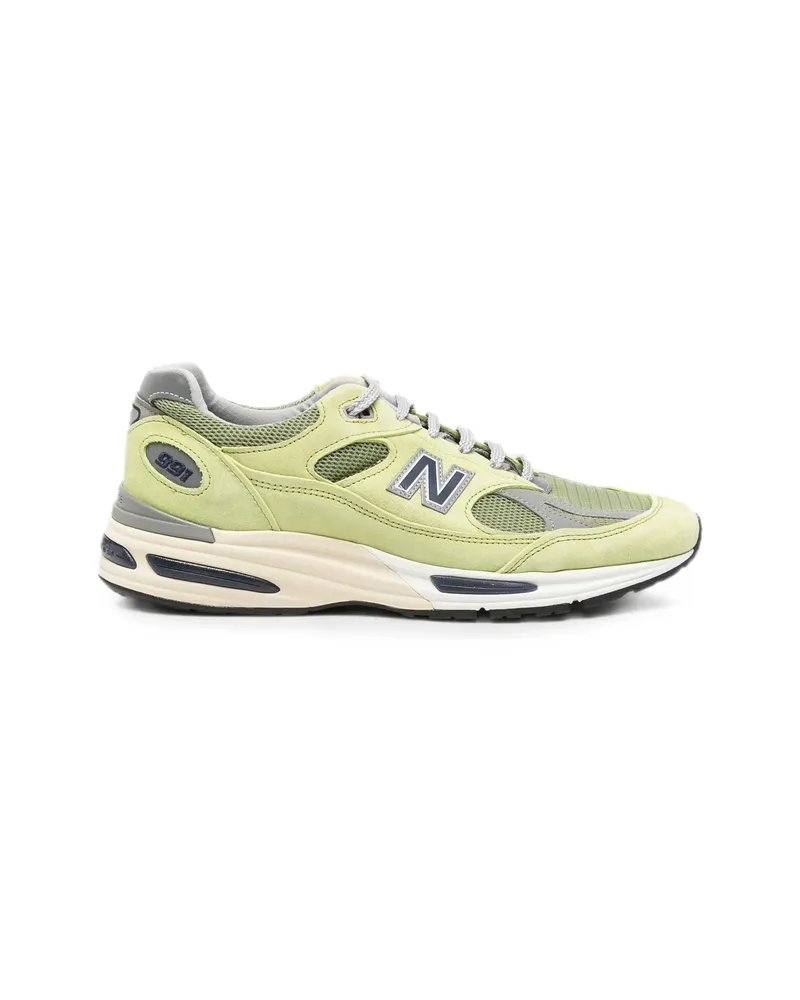 New Balance 991 Logo-detail Sneakers Green