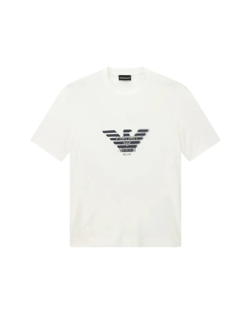 Emporio Armani Logo-print Short-sleeve T-shirt White