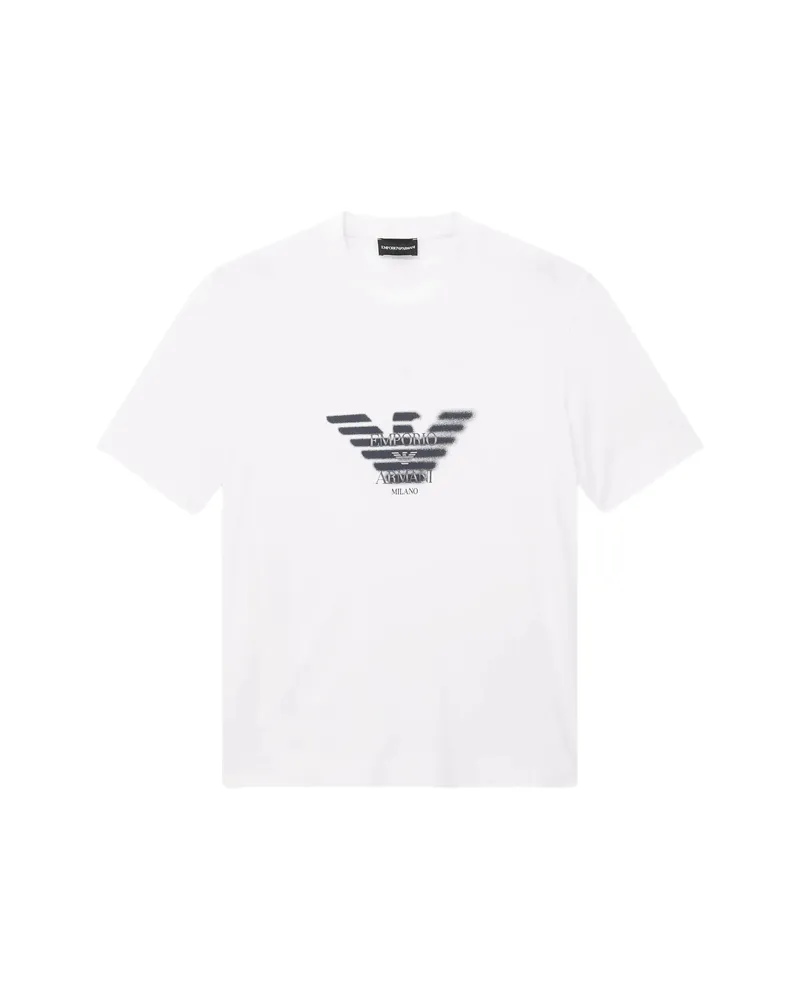 Emporio Armani Logo-print Short-sleeve T-shirt White