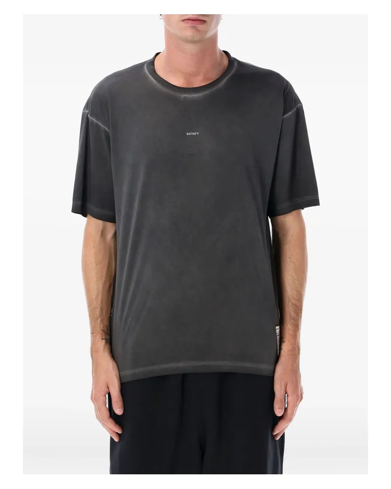 Satisfy Auralite Logo-print T-shirt Grey