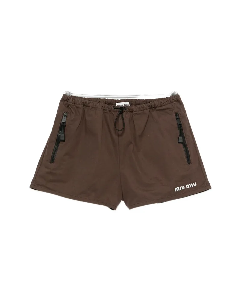 Miu Miu Trousers Brown