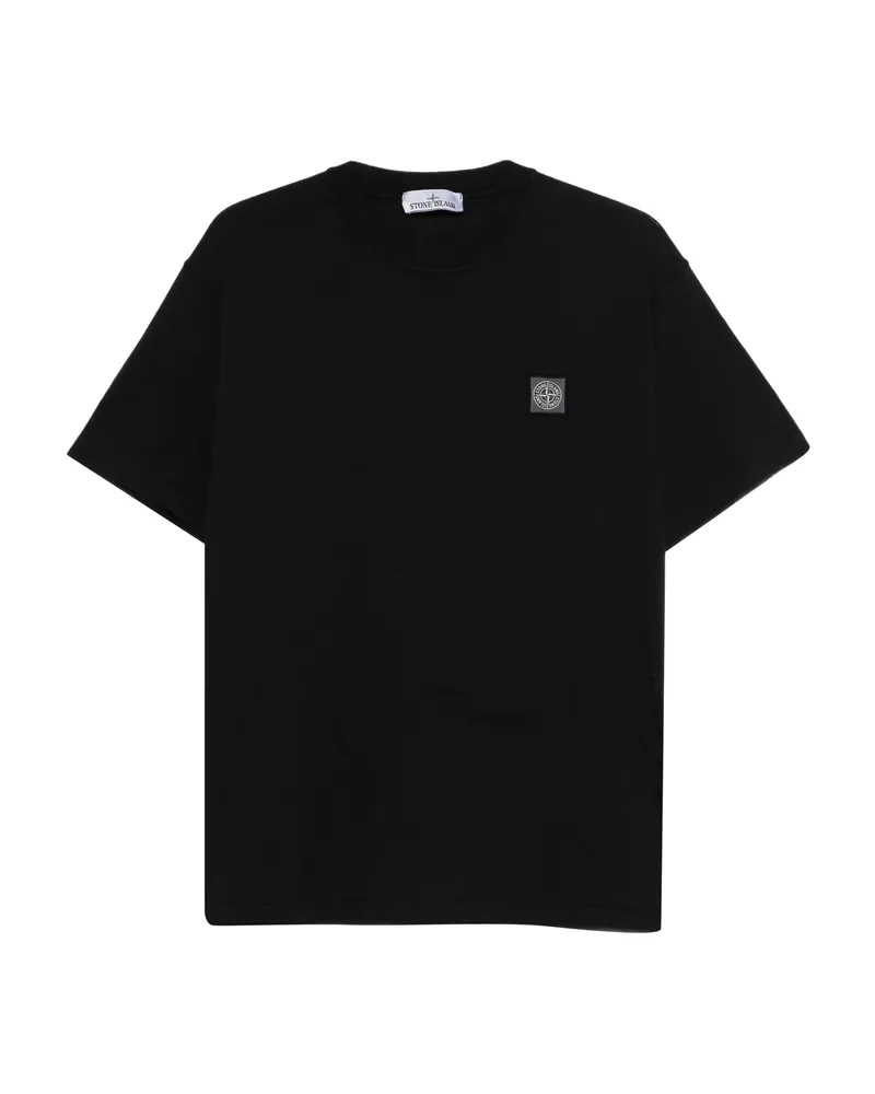 Stone Island Logo-patch T-shirt Black