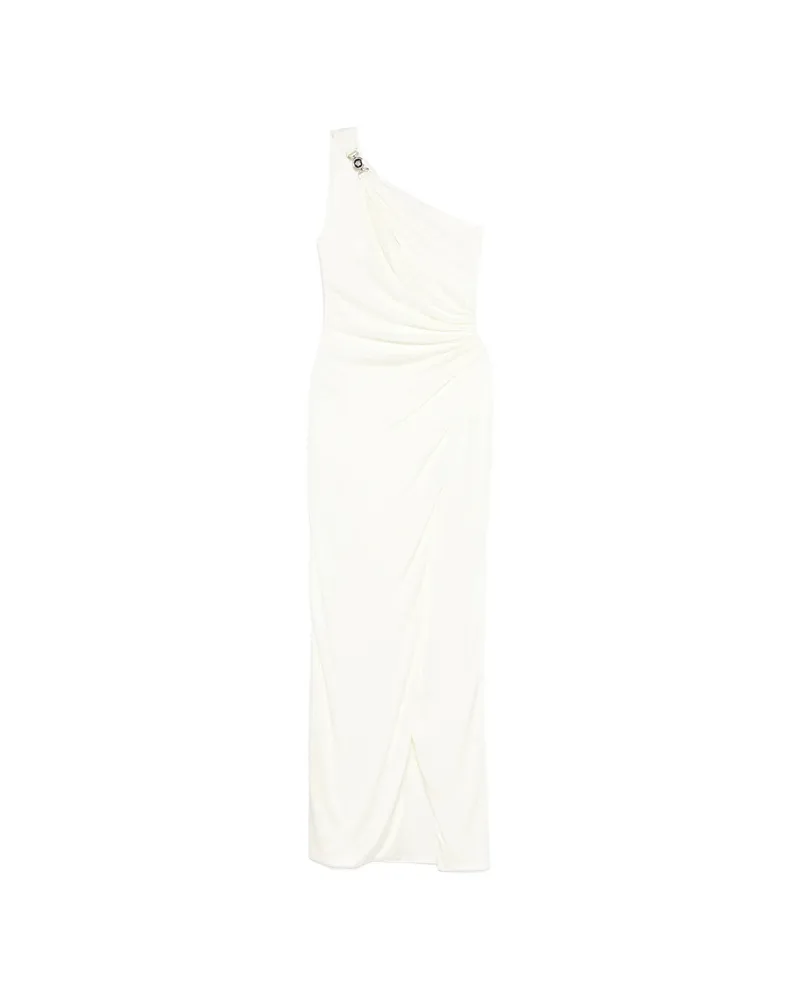 Versace One-shoulder Maxi Dress Neutrals