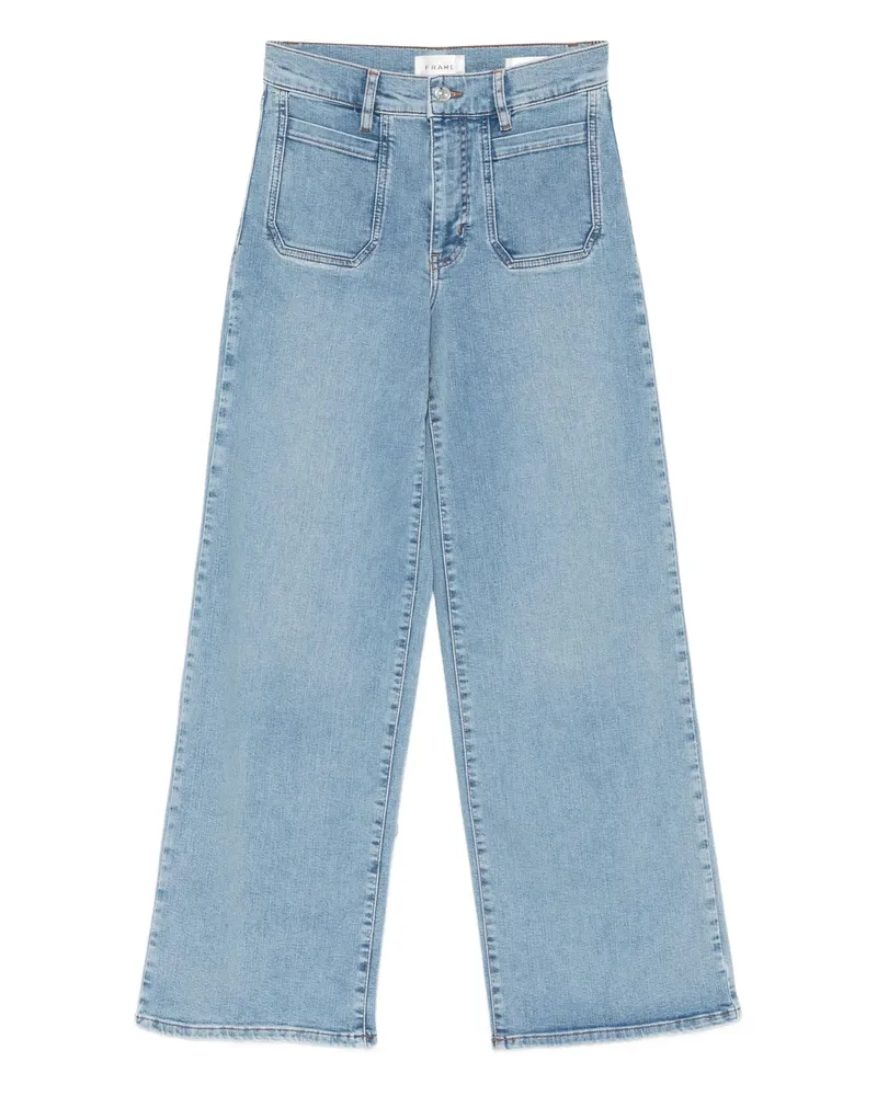 Frame Denim Belt-loops Jeans Blue