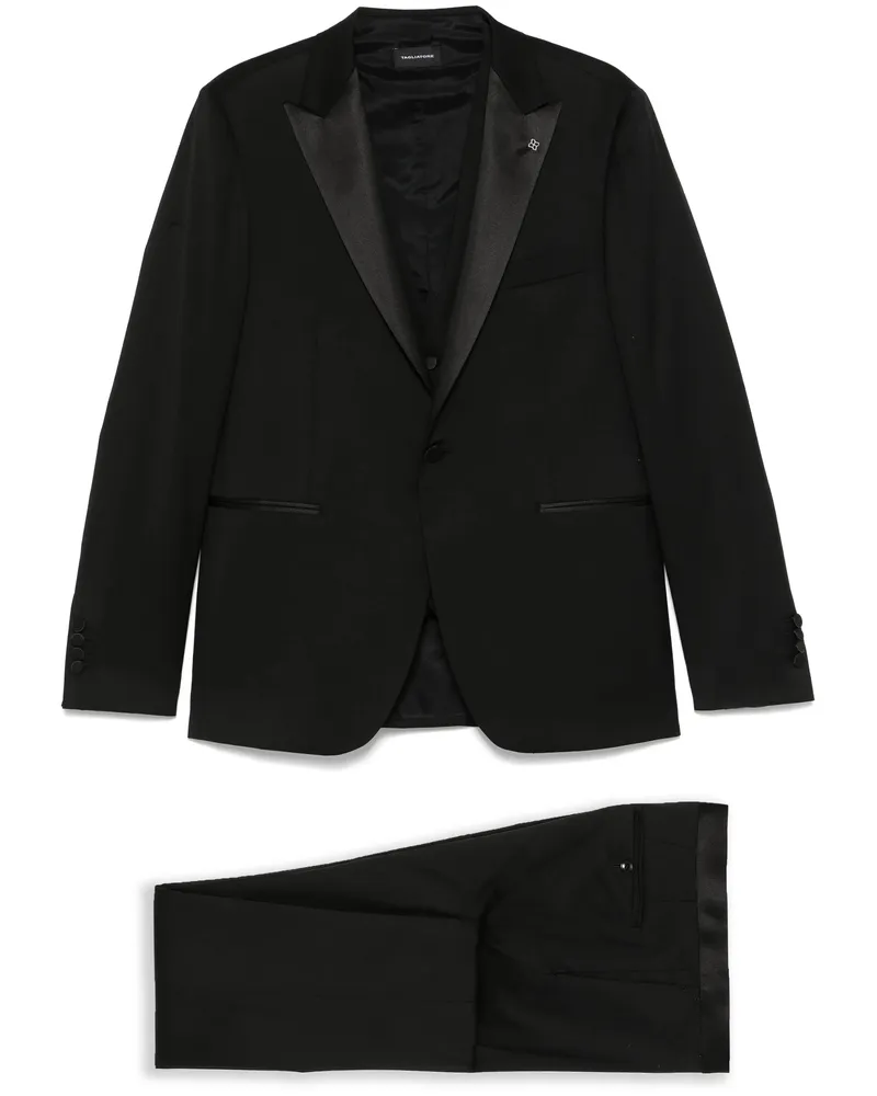 Tagliatore Wool Suit Black