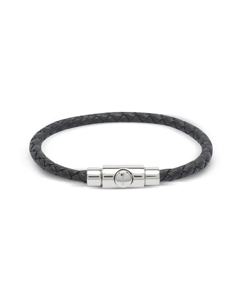Ferragamo Braided Bracelet Black