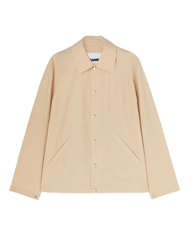 Jil Sander Logo Jacket Neutrals