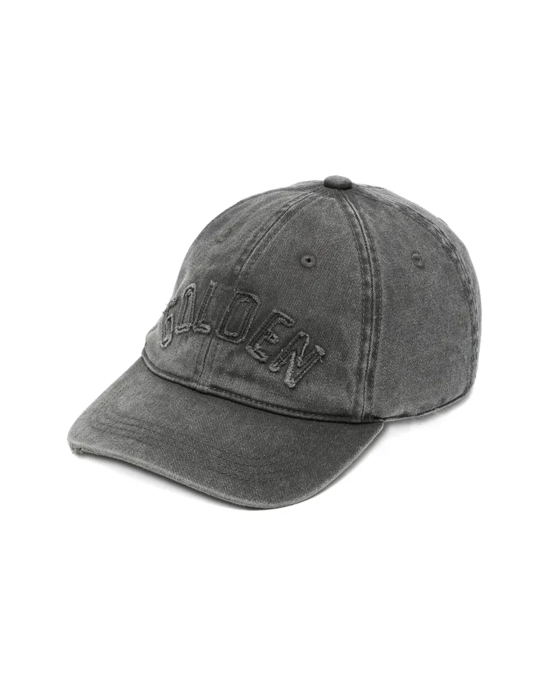 Golden Goose Washed-effect Baseball Cap Grey