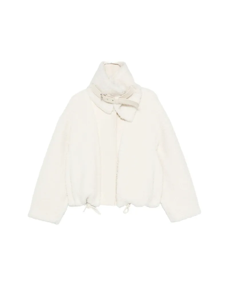 SPORTMAX Filtro Zip-fastening Jacket White