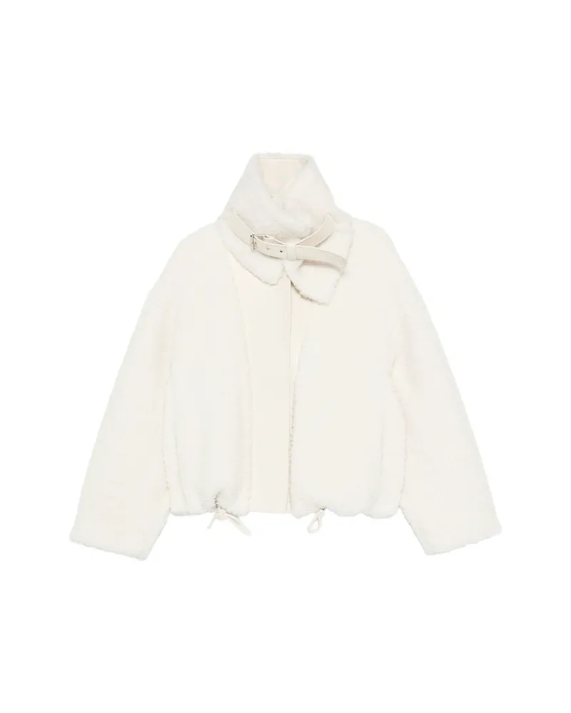SPORTMAX Filtro Zip-fastening Jacket White