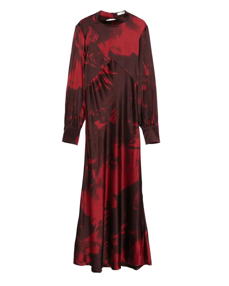 Gestuz Floral-print Maxi Dress Red