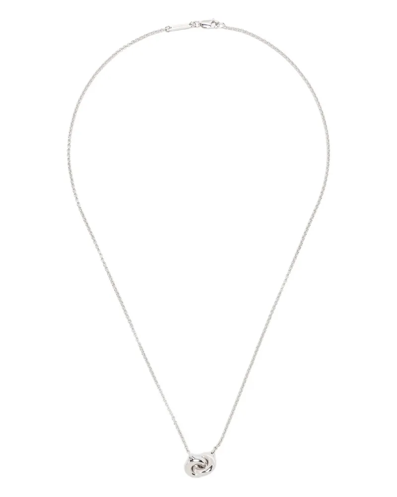 Tom Wood Sphere Double-pendant Necklace Silver