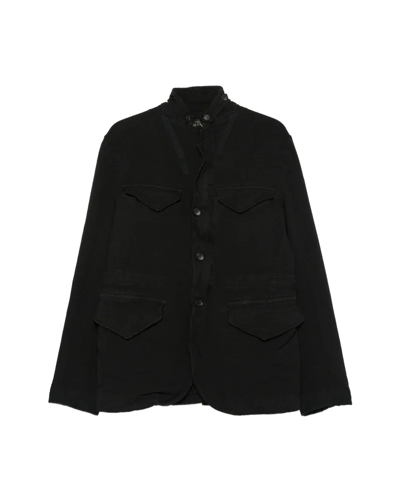 Junya Watanabe Button-up High-neck Jacket Black