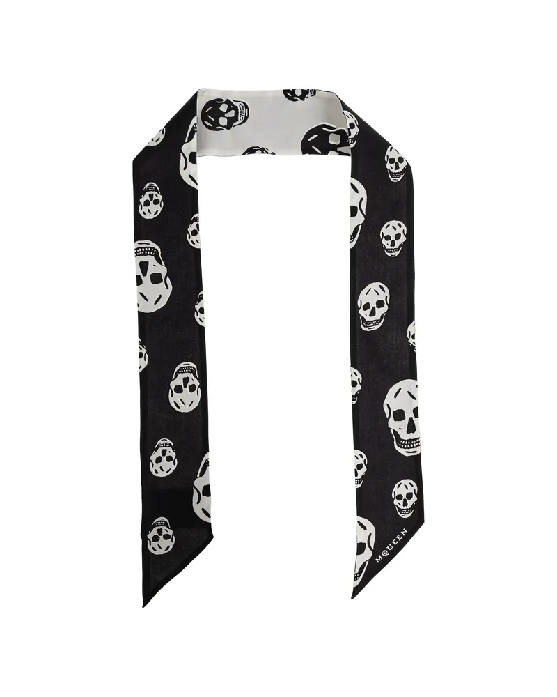Alexander McQueen Skull-print Scarf Black